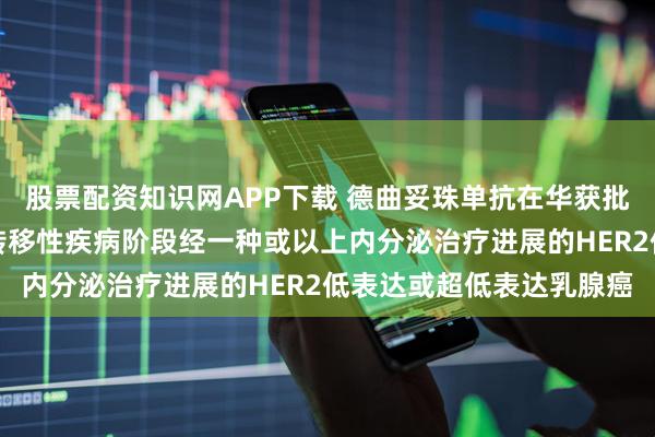 股票配资知识网APP下载 德曲妥珠单抗在华获批新适应症，用于既往在转移性疾病阶段经一种或以上内分泌治疗进展的HER2低表达或超低表达乳腺癌